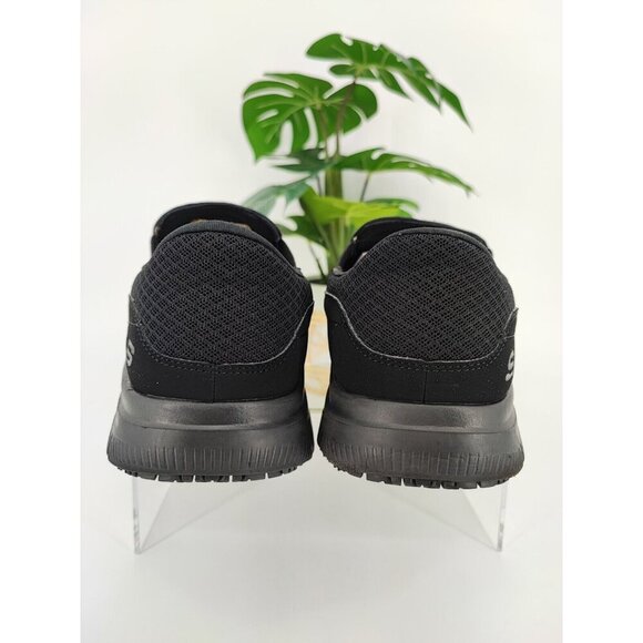Skechers Men Flex Advantage Mcallen Black Slip Resistant Working Shoes Size 9 US - Picture 3 of 8